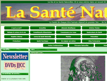 Tablet Screenshot of lasantenaturelle.net